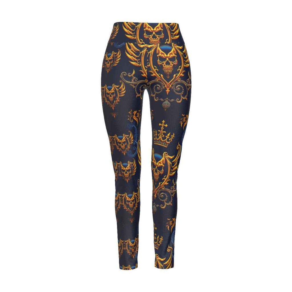 MUNSIEUR All-Over Print Women's High Waist Leggings | Side Stitch Closure