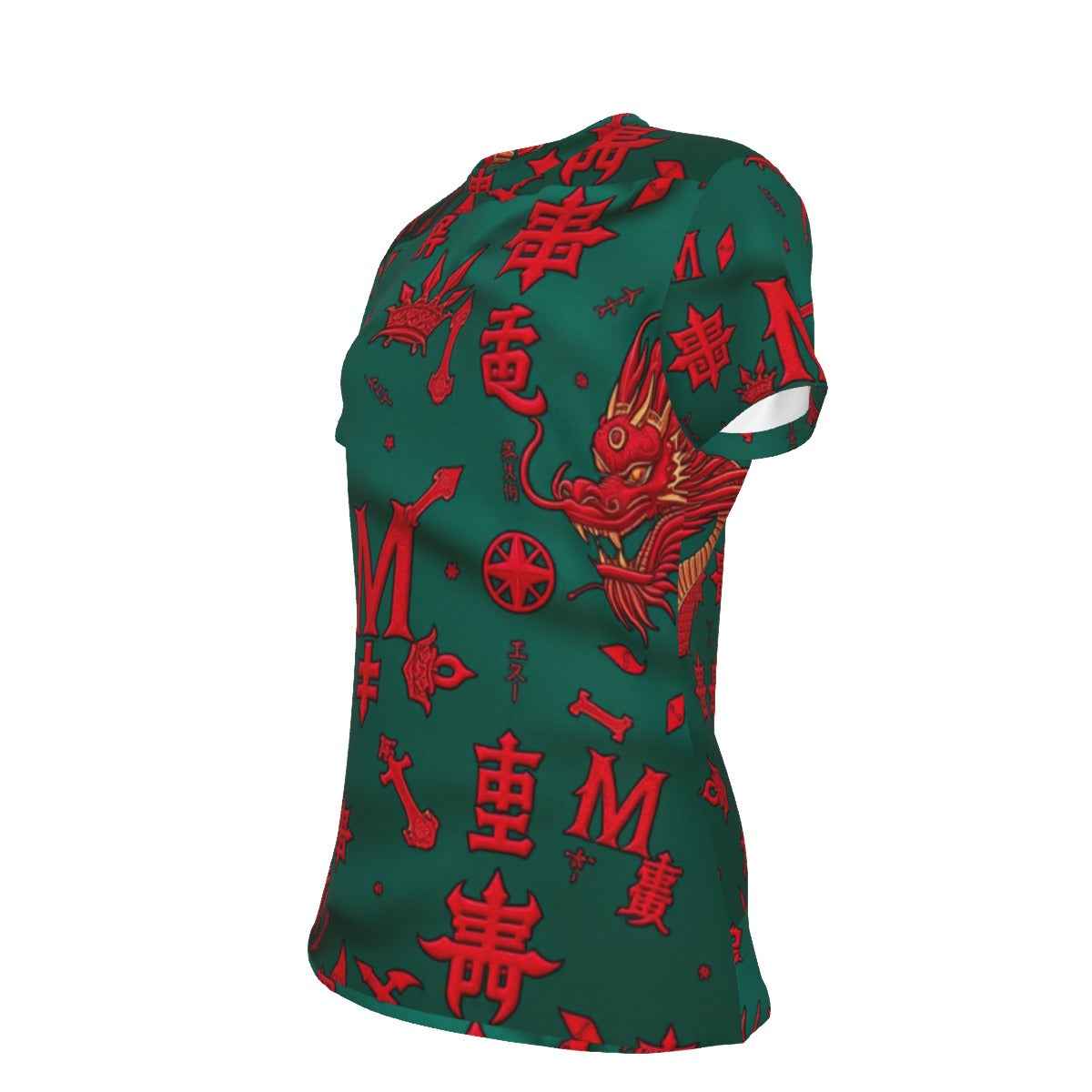 MUNSIEUR All-Over Print Women's Round Neck T-Shirt