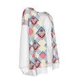 MUNSIEUR All-Over Print Women's Knitted Cardigan Sweater