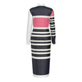 MUNSIEUR All-Over Print Women's Hip Dress