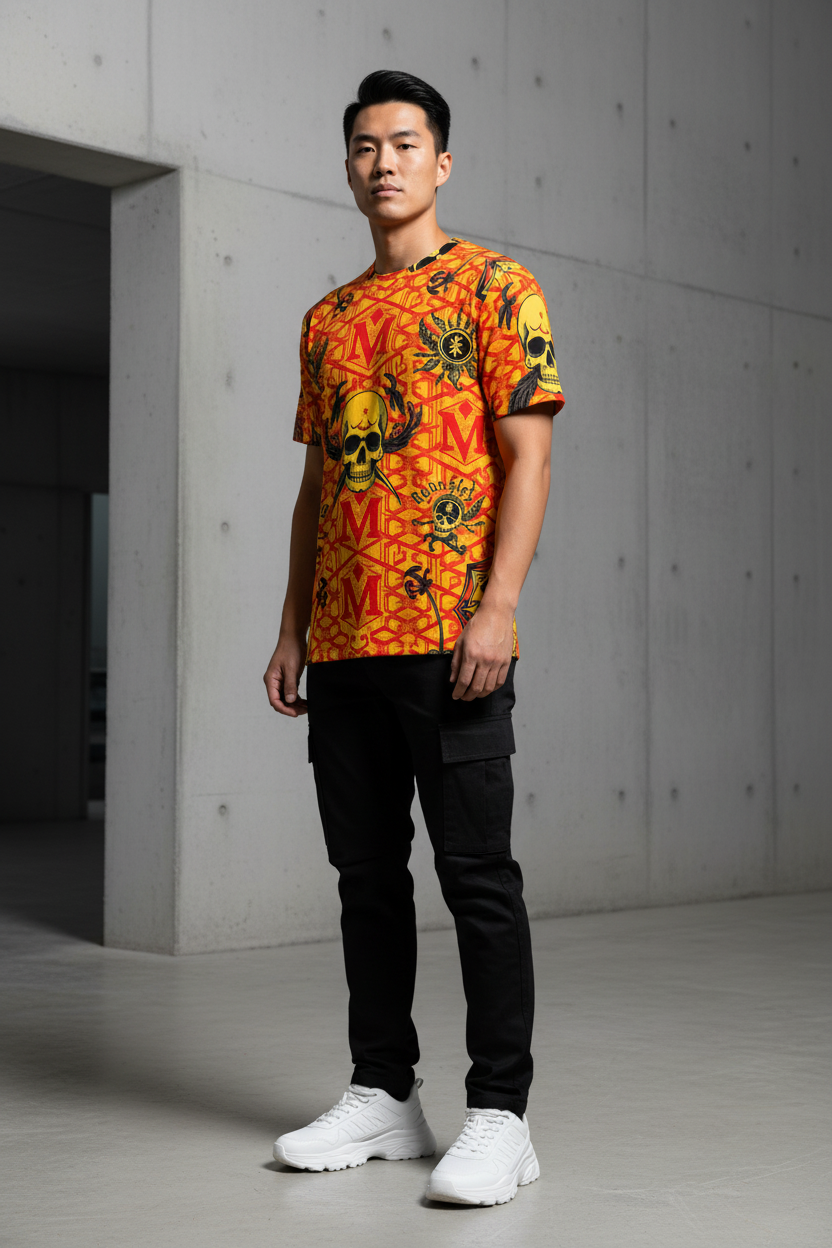 MUNSIEUR All-Over Print Men's Tee
