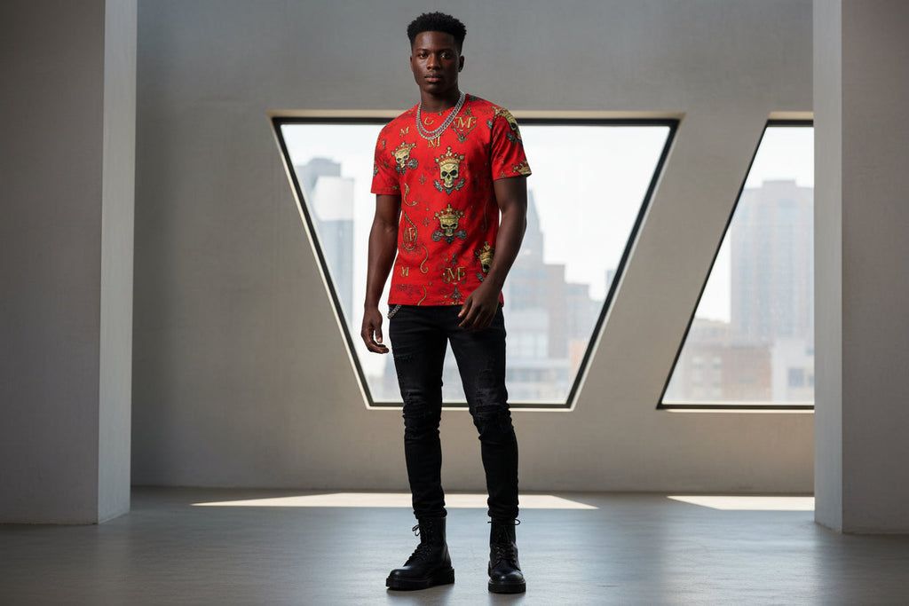 MUNSIEUR All-Over Print Men's Tee