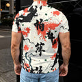 MUNSIEUR All-Over Print Men's Polo Tee