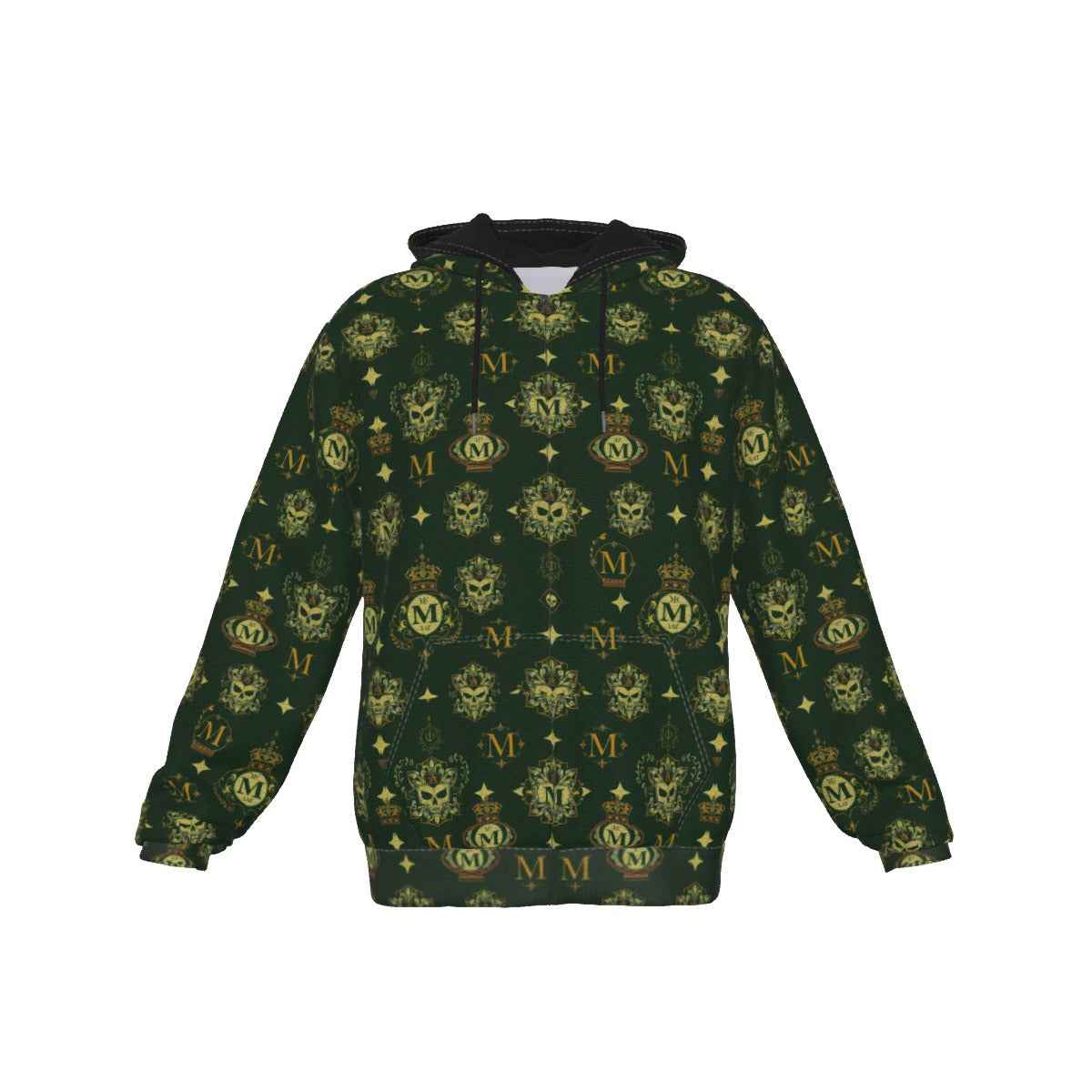 Men's Zip Up Hoodie - All-Over Print with Pocket
