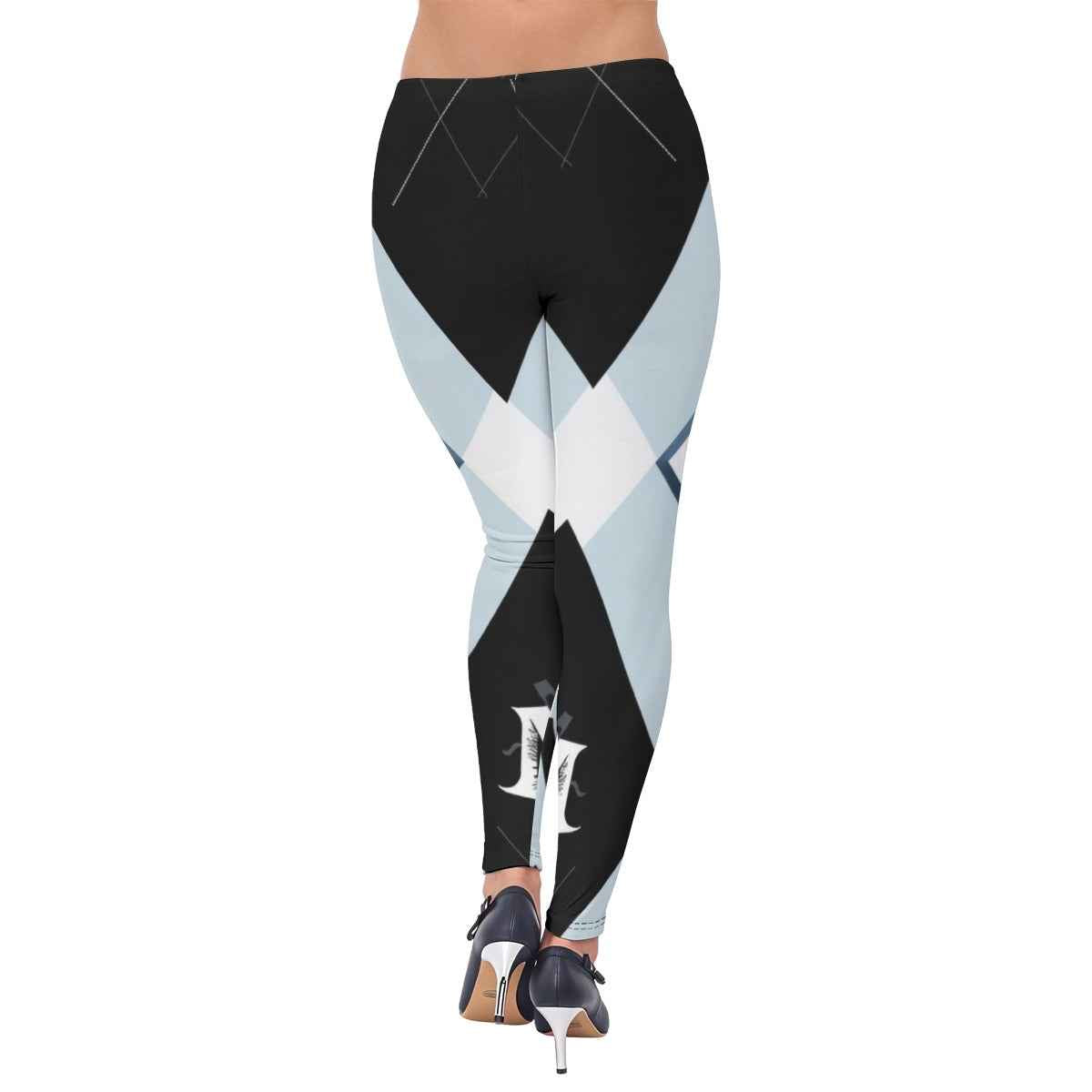 MUNSIEUR All-Over Print Women's High-Stretch Leggings