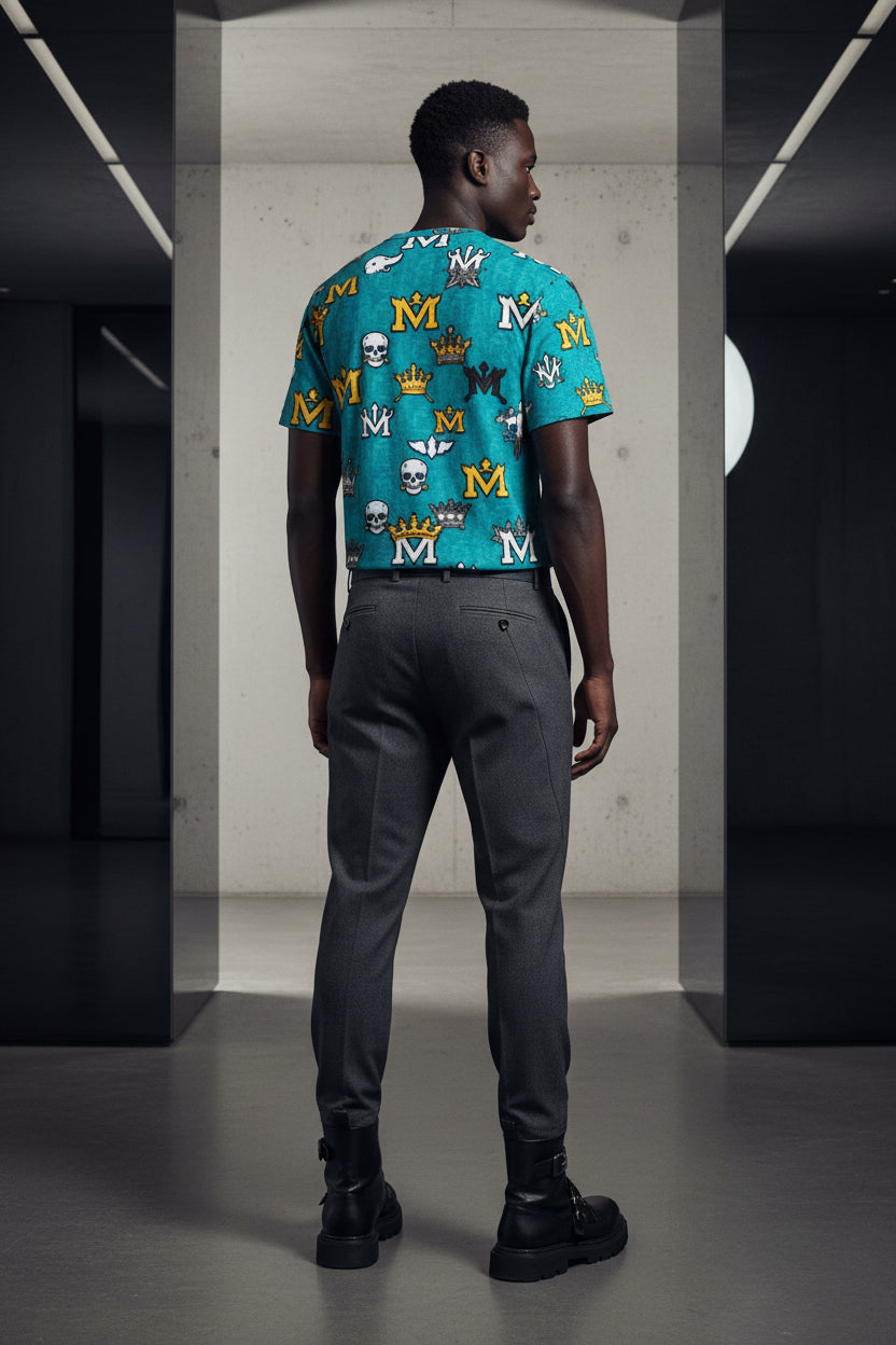 MUNSIEUR All-Over Print Men's Tee New Arrivals