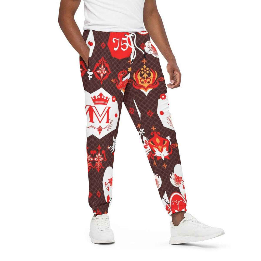 Men's 310GSM All-Over Print Joggers – Heavyweight Cotton | MUNSIEUR