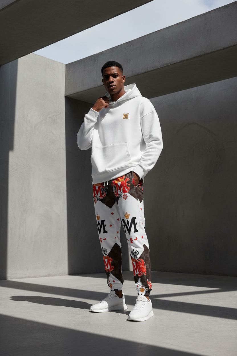 Men's Joggers Munsieur Signature Design Cotton Premium Streetwear