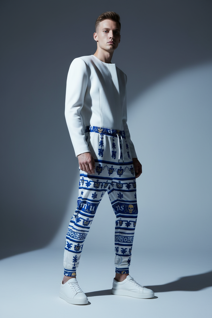 Men's Interlock Joggers - All-Over Print for Men