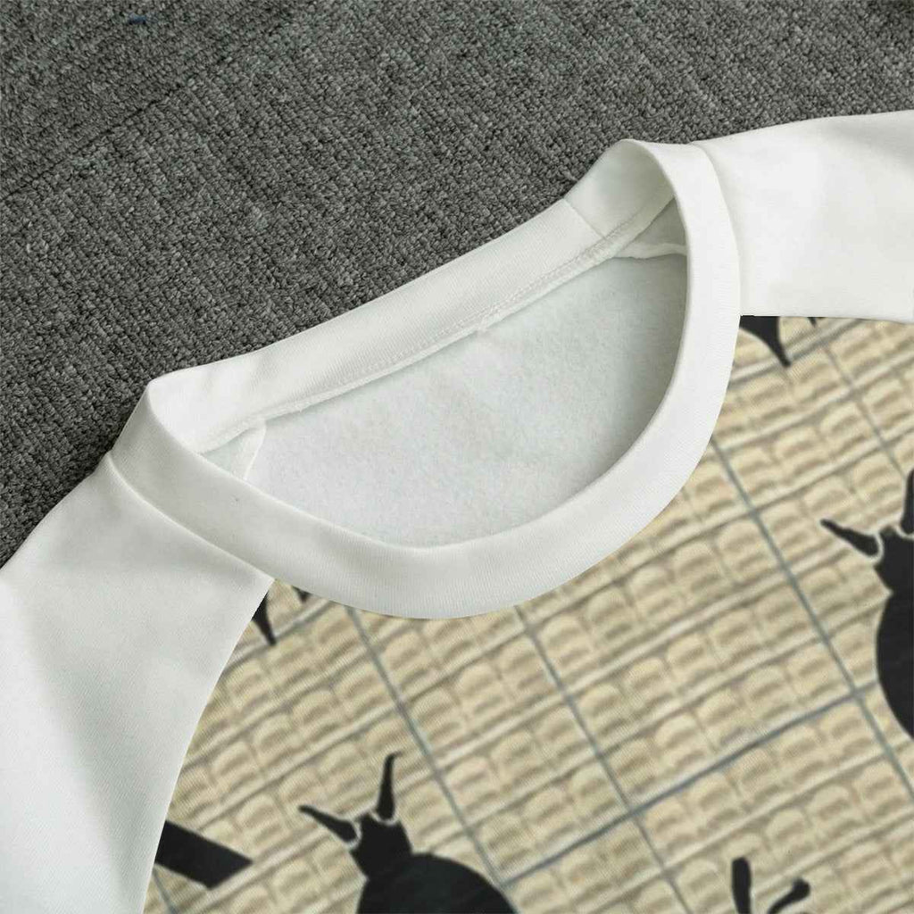 MUNSIEUR All-Over Print Pajamas Set