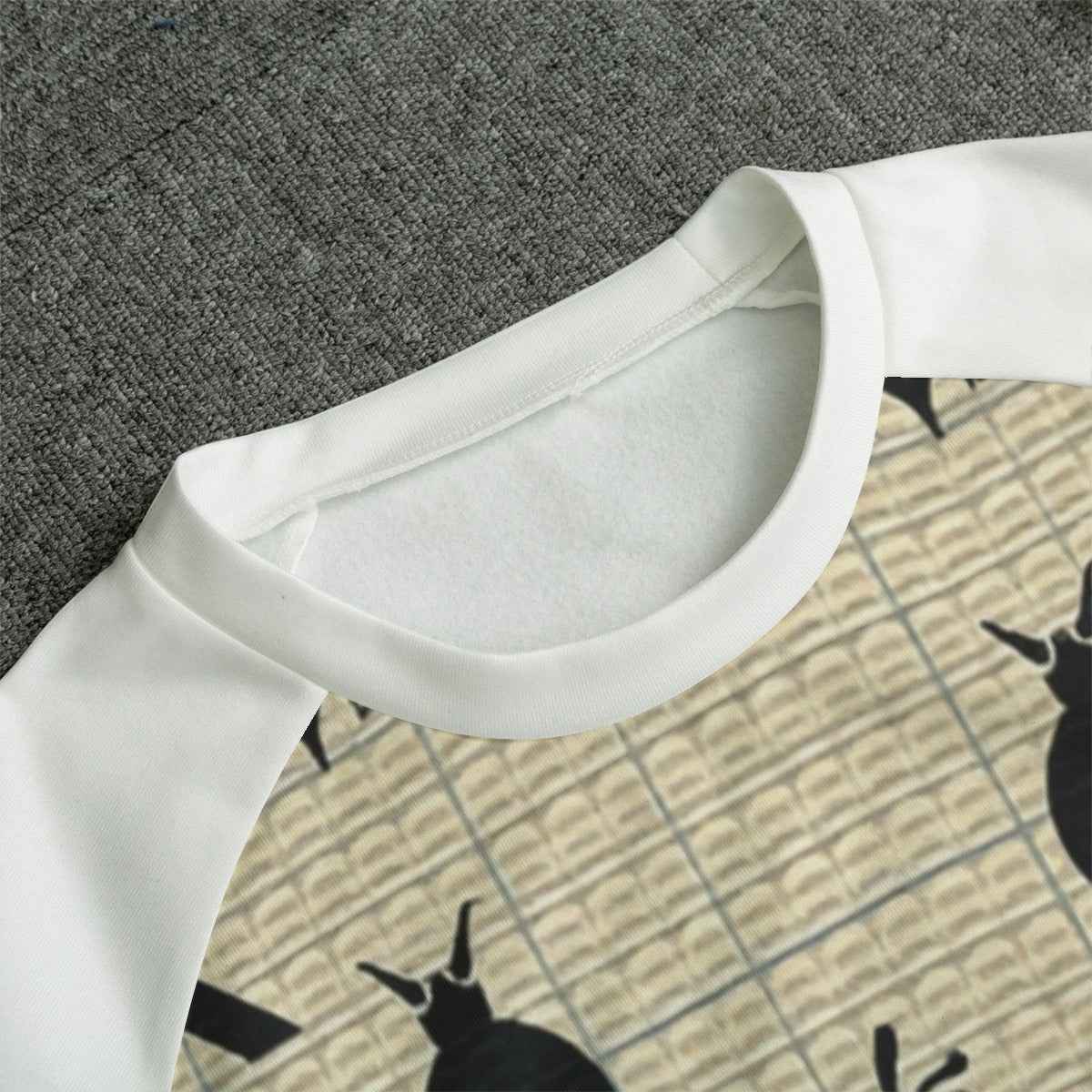 MUNSIEUR All-Over Print Pajamas Set