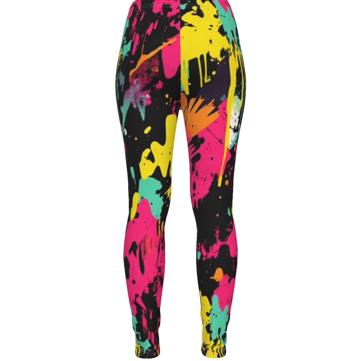 MUNSIEUR All-Over Print Women's Ripped Leggings