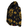 MUNSIEUR Men's All-Over Print Down Coat