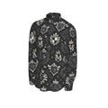 MUNSIEUR All-Over Print Men's Long Sleeve Tee - Premium Cotton Poplin