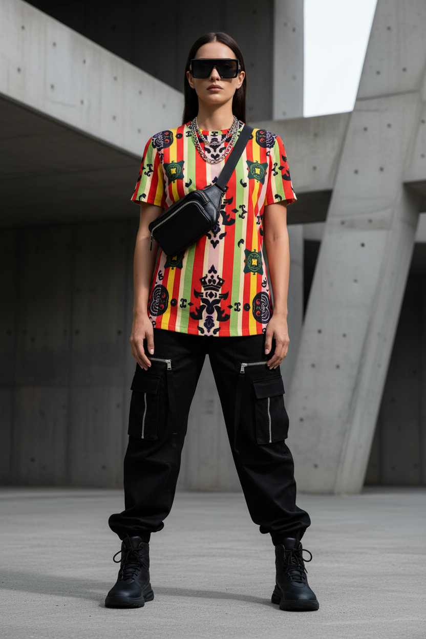 MUNSIEUR Women's T-shirt "Dark Official"
