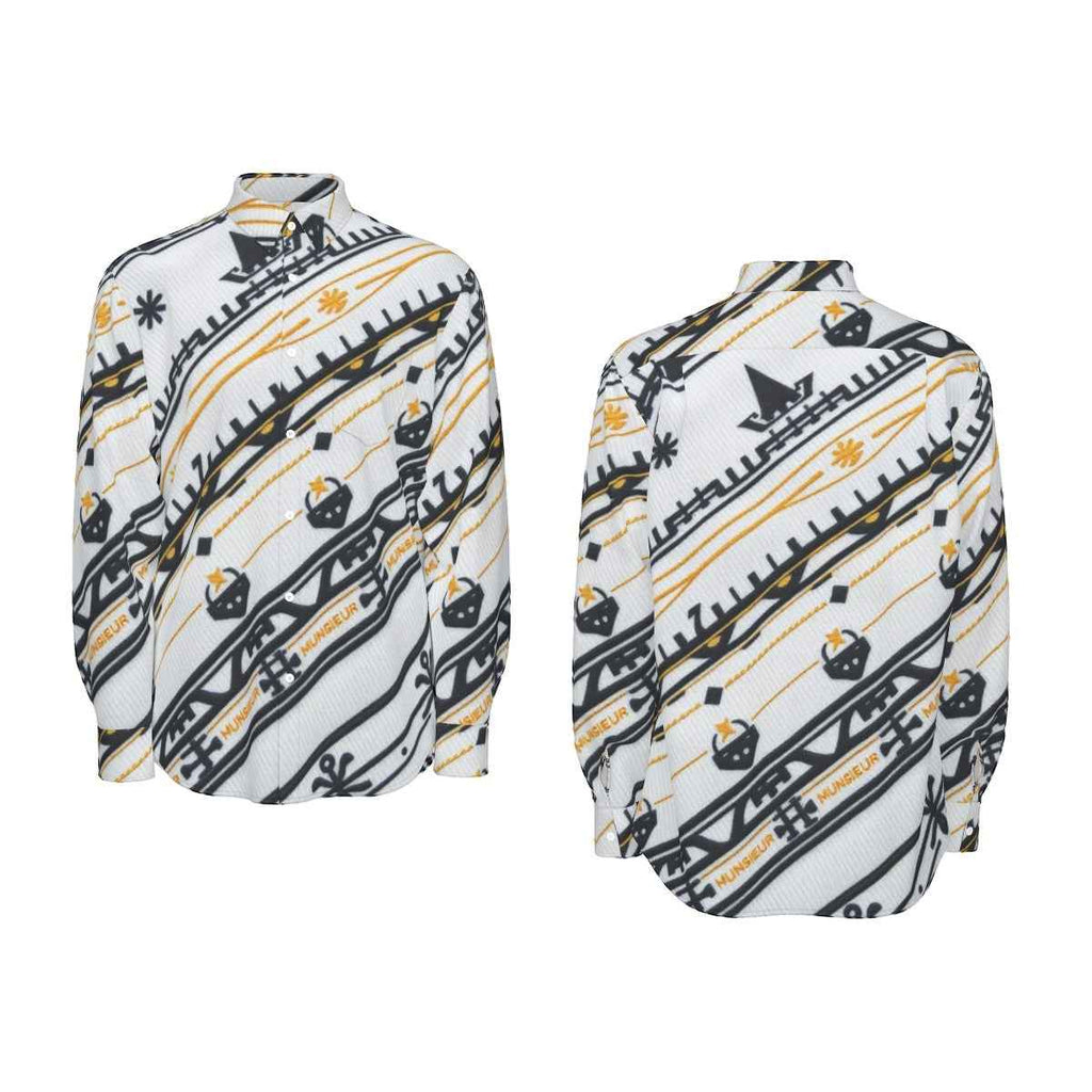 MUNSIEUR All-Over Print Men's Long Sleeve Tee