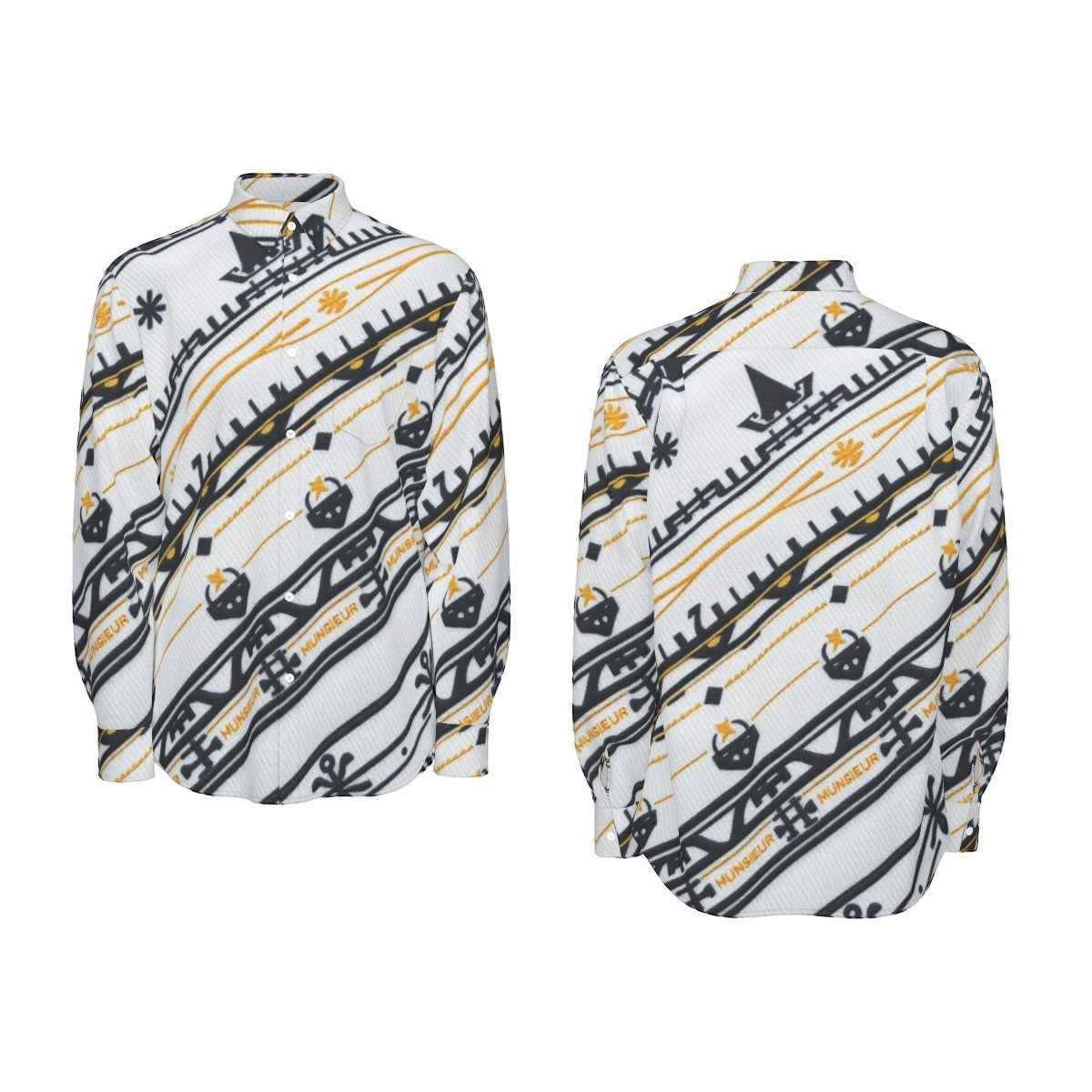 MUNSIEUR All-Over Print Men's Long Sleeve Tee
