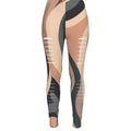 MUNSIEUR All-Over Print Women's Ripped Leggings