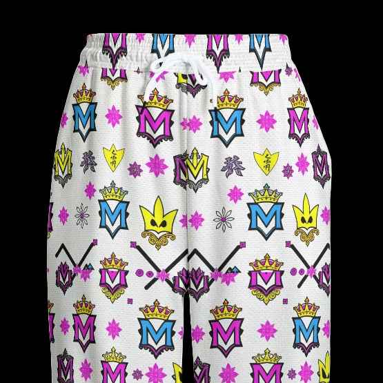 Women's Leggings MUNSIEUR All-Over Print Knitted Fleece "Bubble Gums"