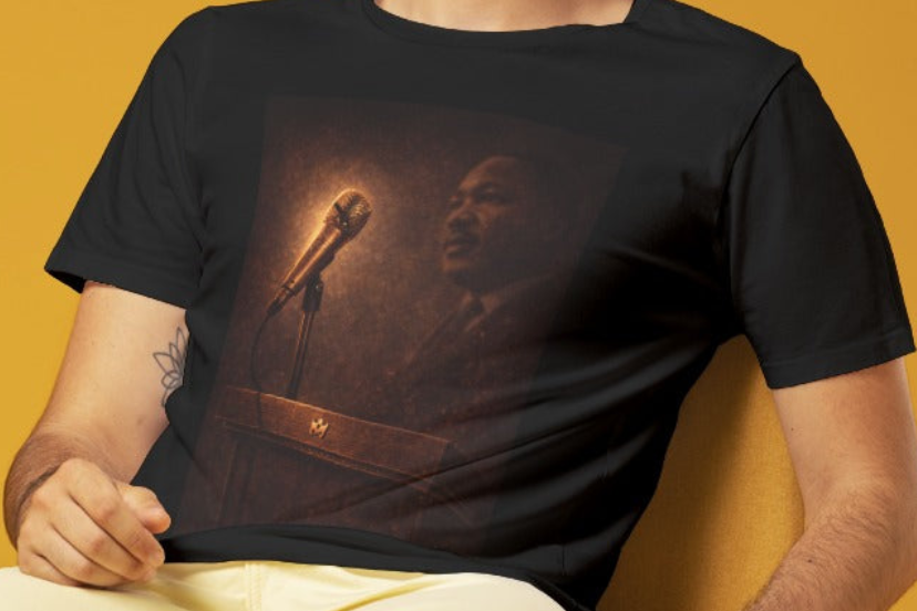 MUNSIEUR Men's Tee MLK Collection "Freedom" New Arrivals