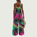 MUNSIEUR All-Over Print Women's Wide-Leg Jumpsuit