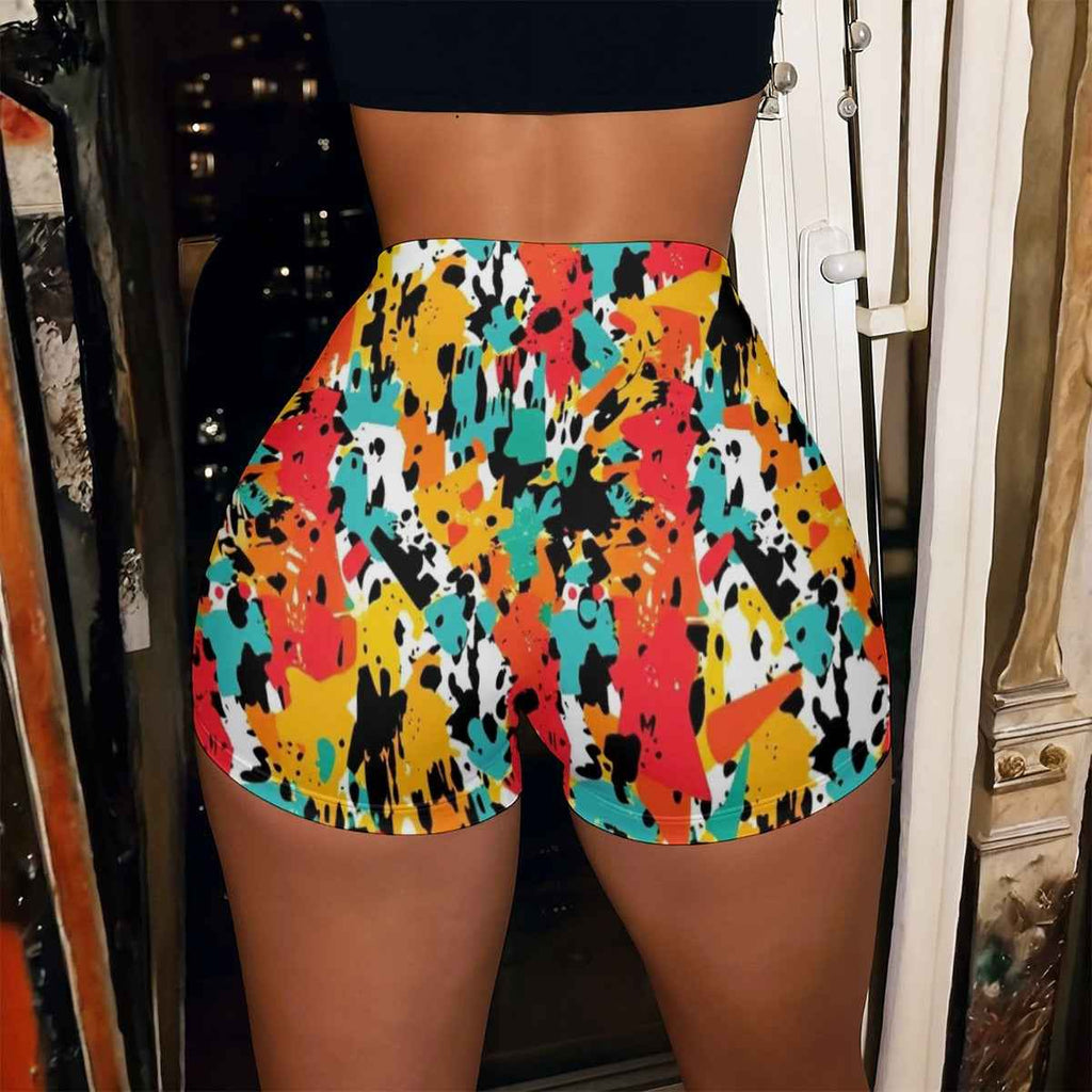 MUNSIEUR All-Over Print Women’s High-Stretch Bottoms