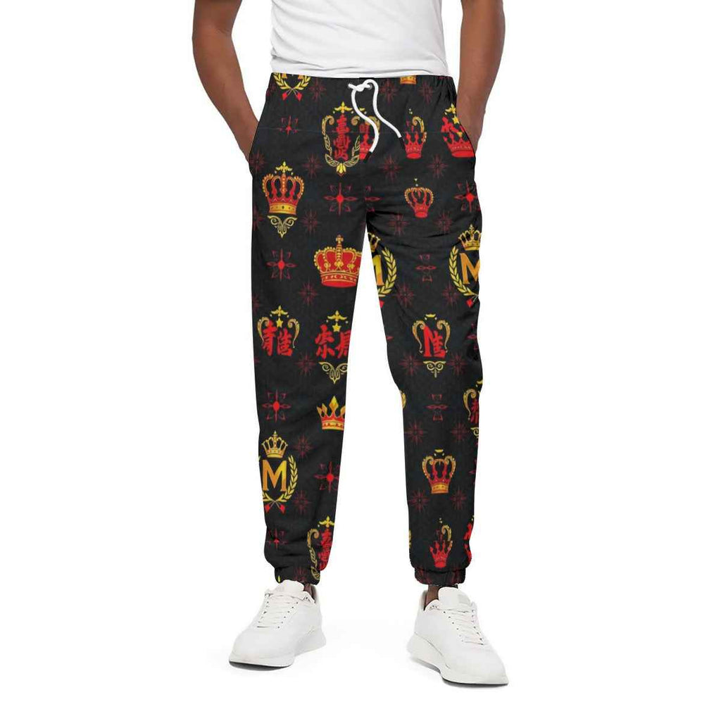 Men's Cotton Joggers - All-Over Print for Athleisure