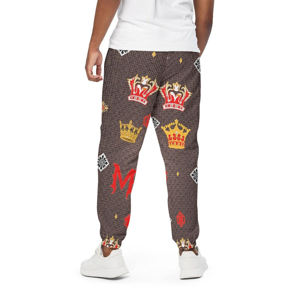 Slim-Fit 310GSM All-Over Print Joggers – Warm Heavy Cotton | MUNSIEUR