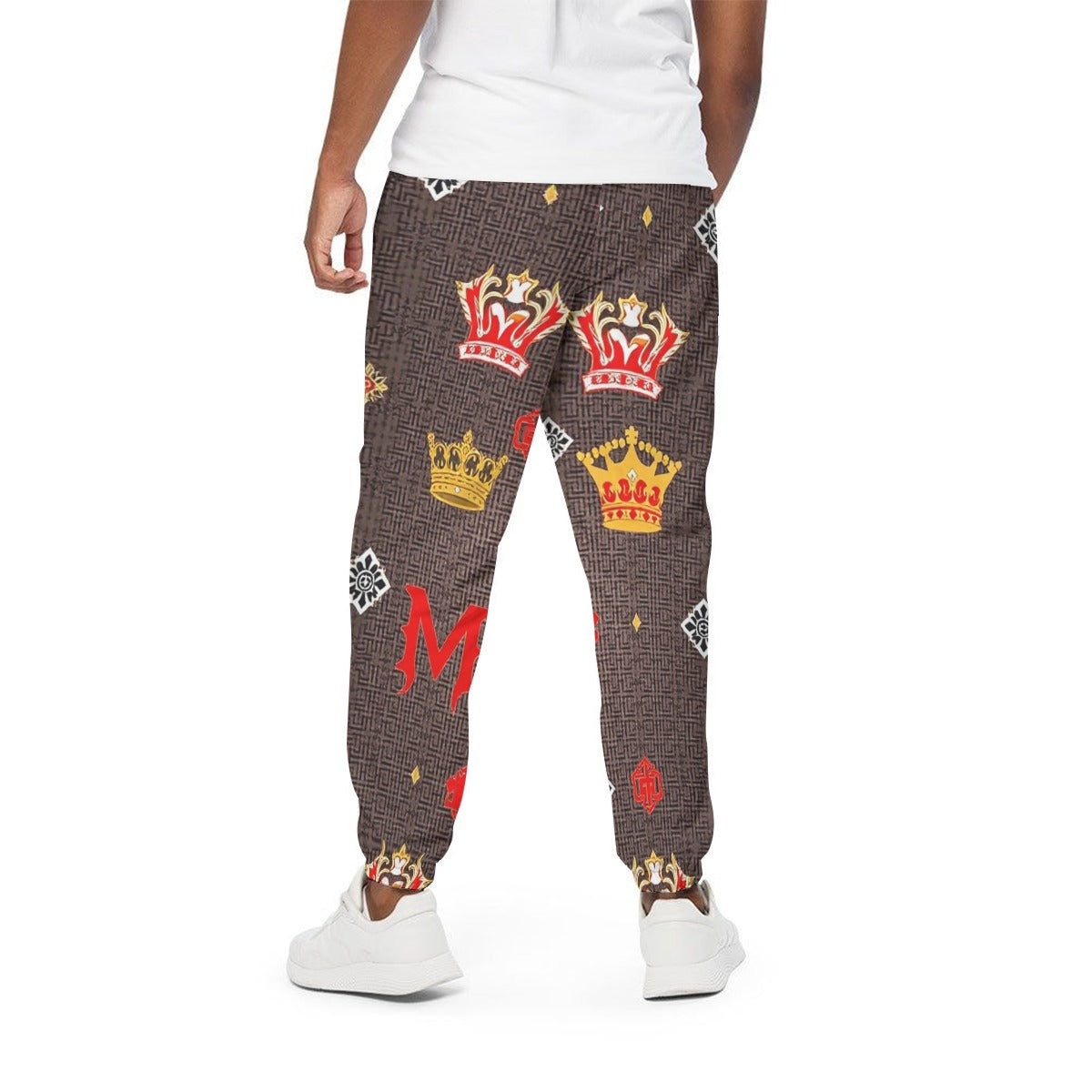 Slim-Fit 310GSM All-Over Print Joggers – Warm Heavy Cotton | MUNSIEUR