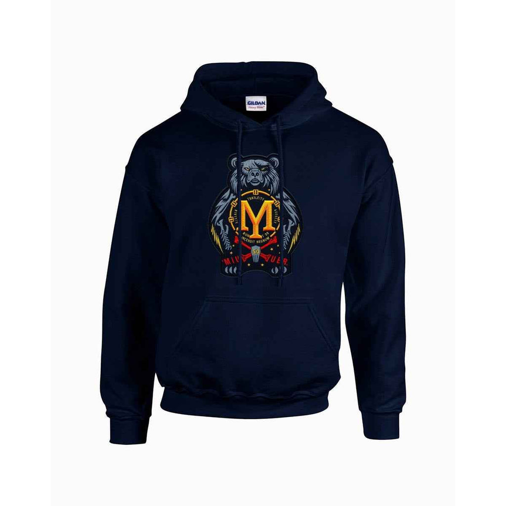 Men's Hoodie - Gildan 18500 Double DTF Print