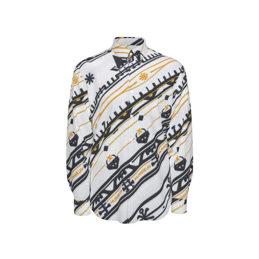 MUNSIEUR All-Over Print Men's Long Sleeve Tee