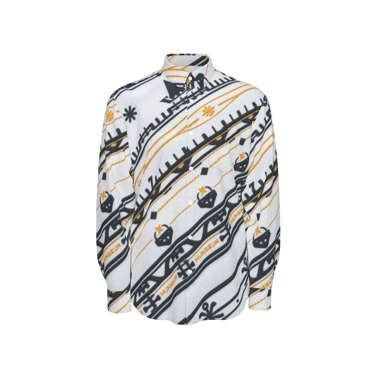 MUNSIEUR All-Over Print Men's Long Sleeve Tee