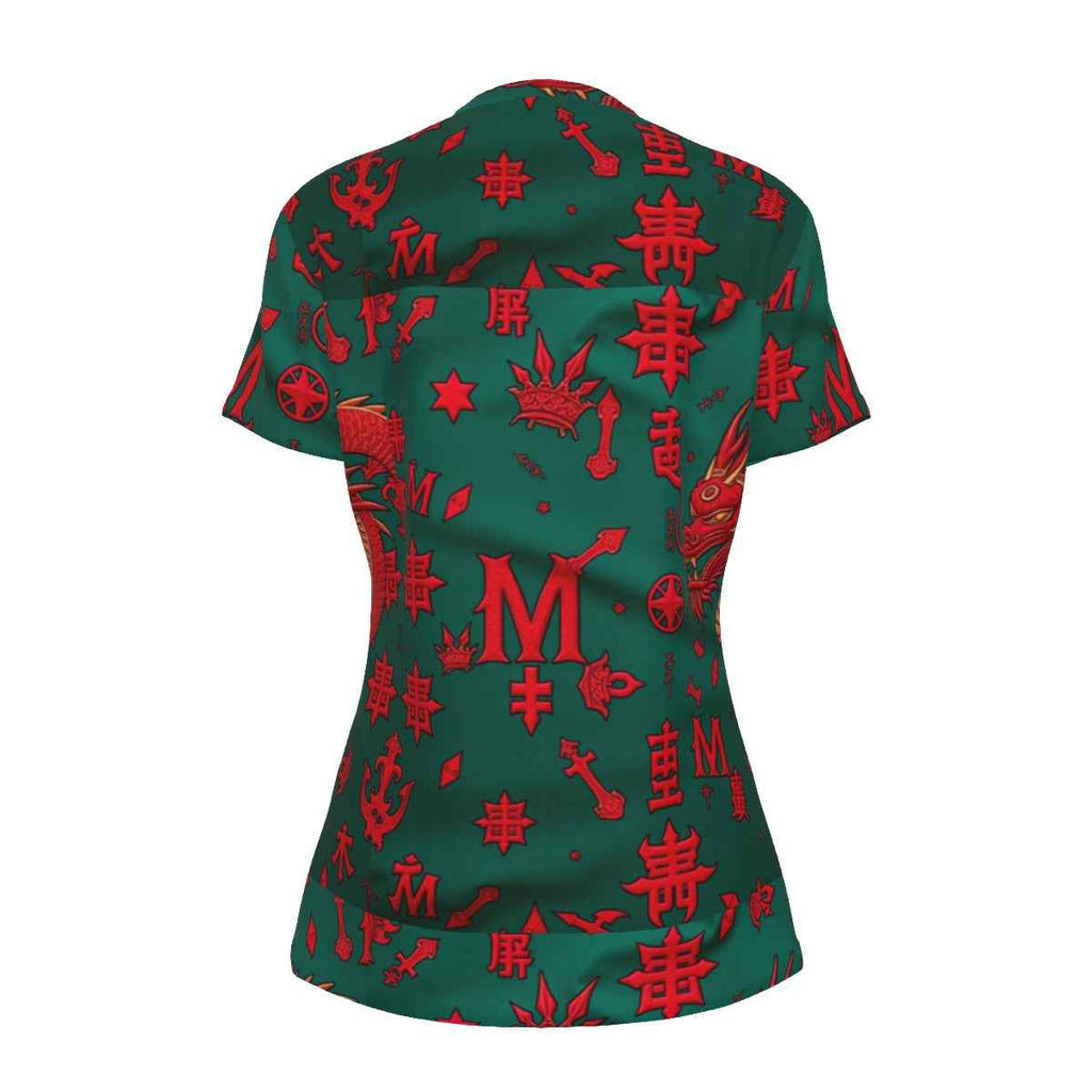 MUNSIEUR All-Over Print Women's Round Neck T-Shirt