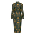 MUNSIEUR All-Over Print Women's Hip Dress New Arrivals