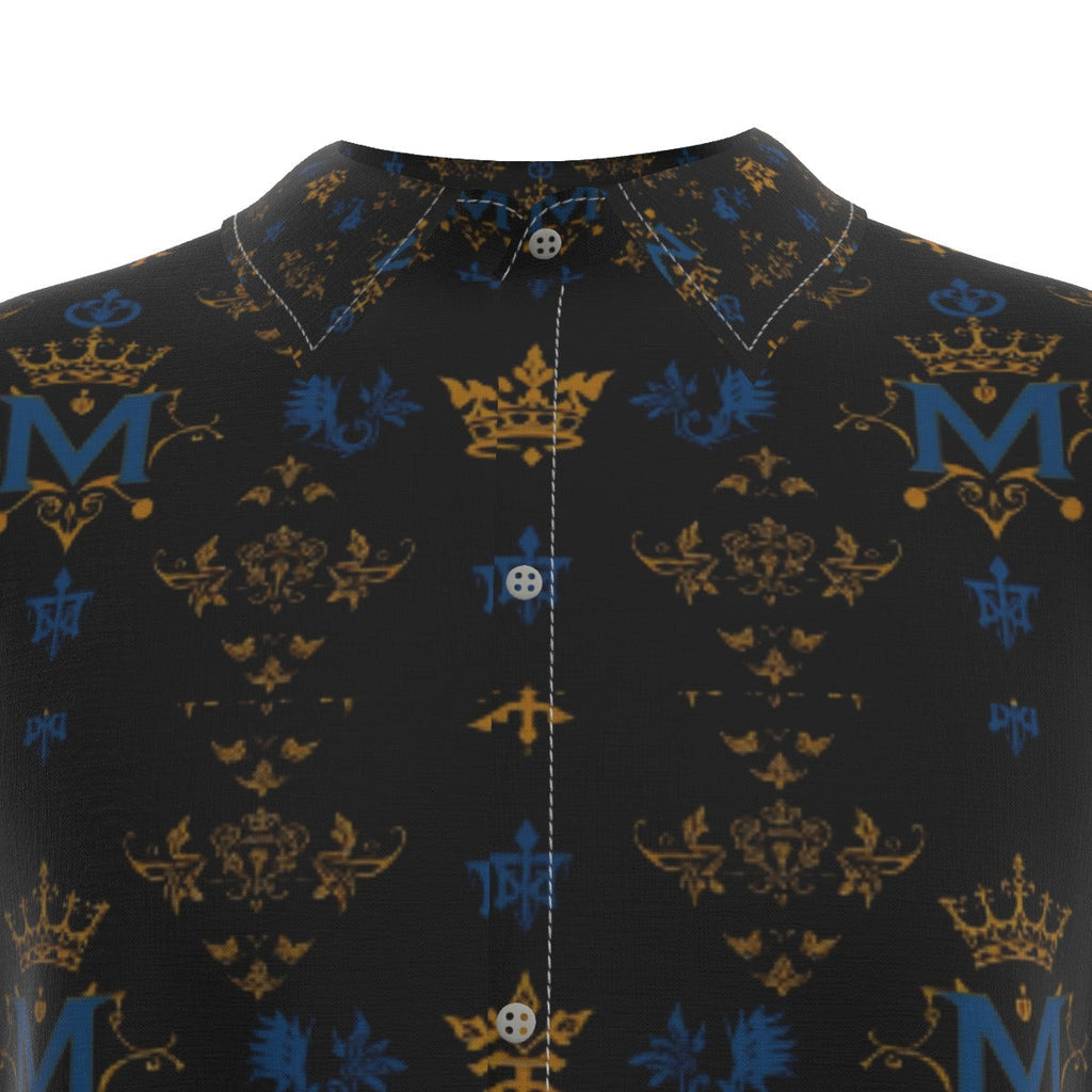 Munsieur All-Over Print Men's Button up Tee