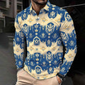 MUNSIEUR All-Over Print Men's Polo Cowboy Tee