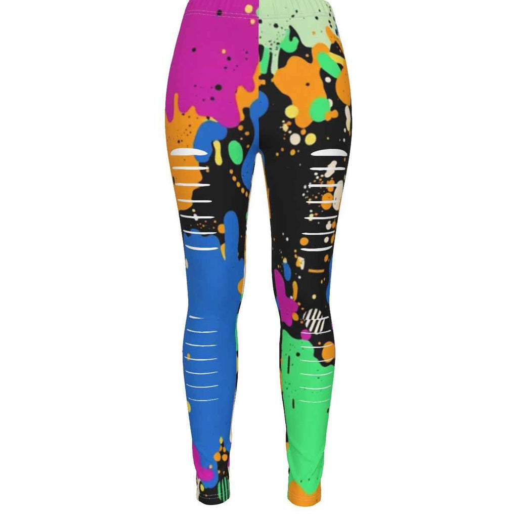 MUNSIEUR All-Over Print Women's Ripped Leggings New Arrivals