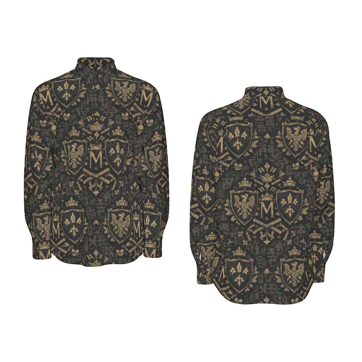 MUNSIEUR All-Over Print Men's Long Sleeve Tee
