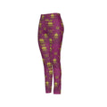 MUNSIEUR All-Over Print Women's High Waist Leggings | Side Stitch Closure