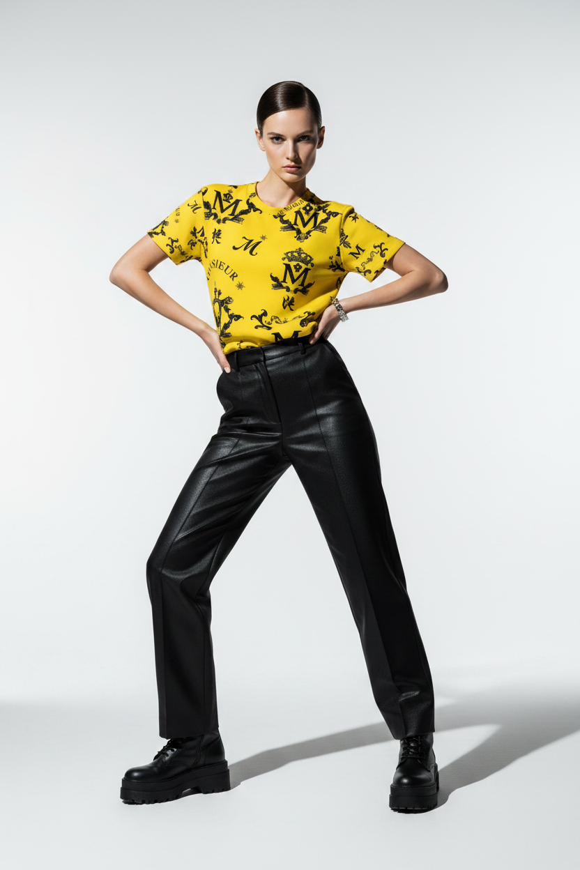 MUNSIEUR All-Over Print Women's T-Shirt Lightweight