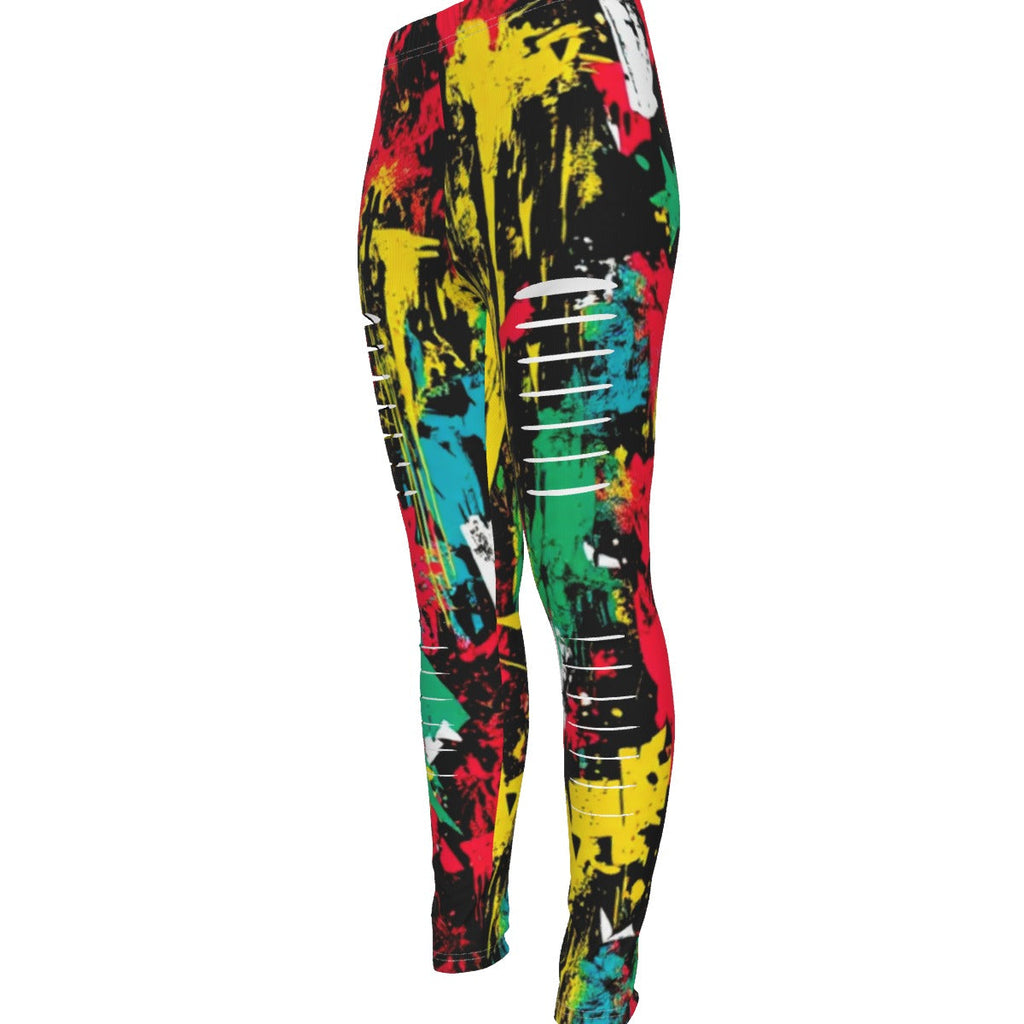 MUNSIEUR New Arrivals All-Over Print Women's Ripped Leggings