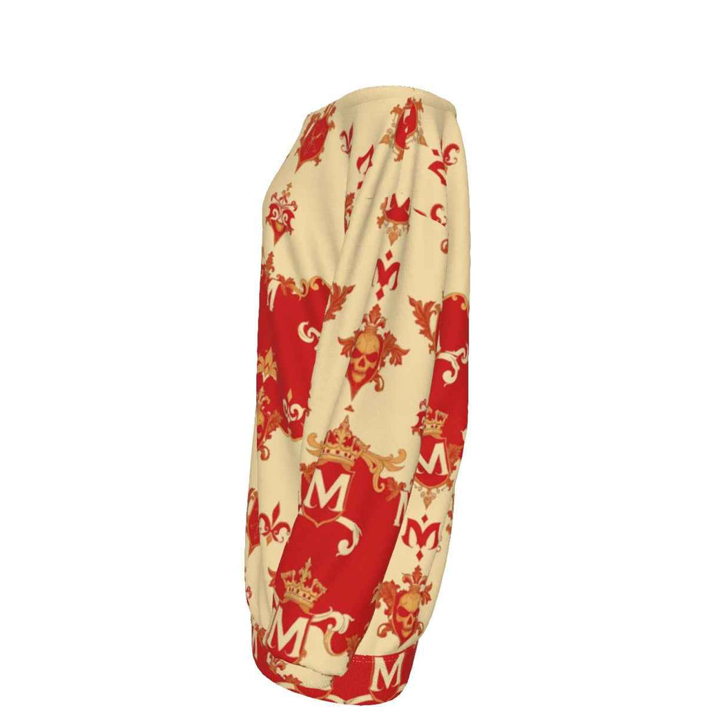 MUNSIEUR All-Over Print Women's Off-Shoulder Sweatshirt New Arrivals