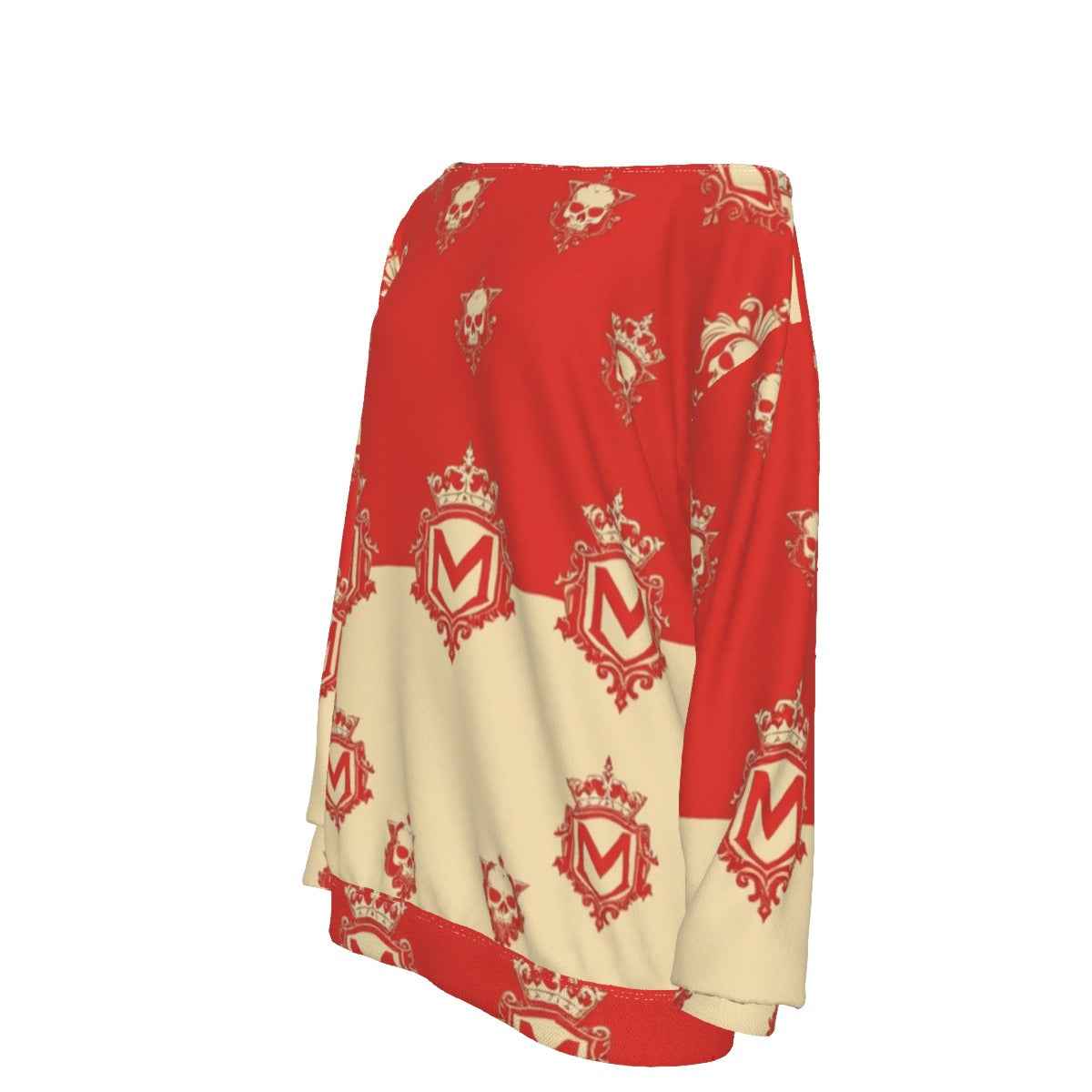 MUNSIEUR All-Over Print Women's Off-Shoulder Sweatshirt