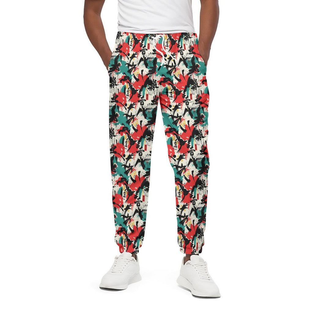 Men's 310GSM Warm All-Over Print Joggers – Heavy Cotton | MUNSIEUR