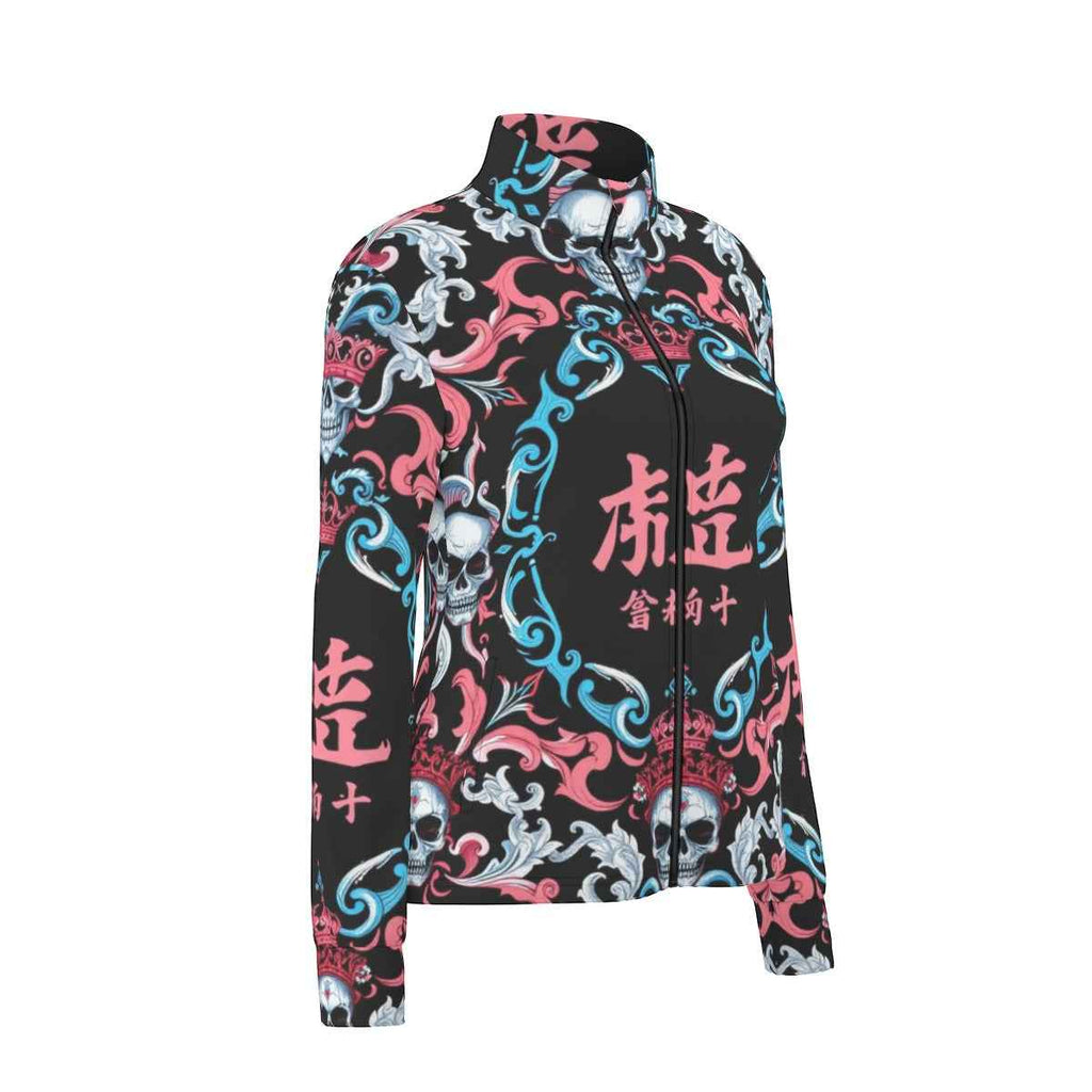MUNSIEUR All-Over Print Women's Long Sleeve Thumbhole Jacket