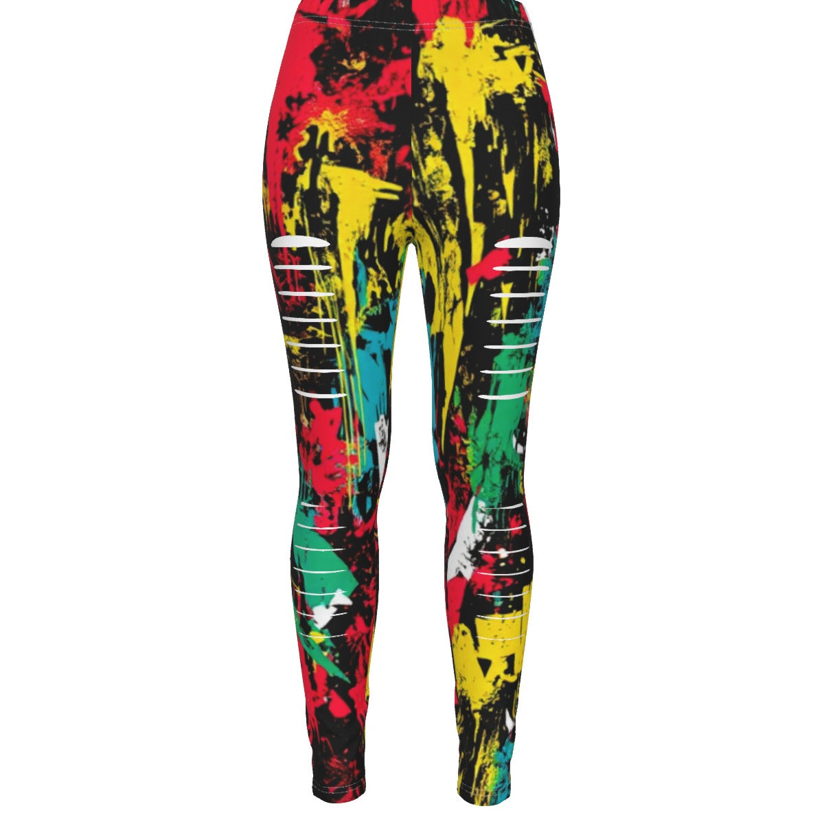 MUNSIEUR New Arrivals All-Over Print Women's Ripped Leggings