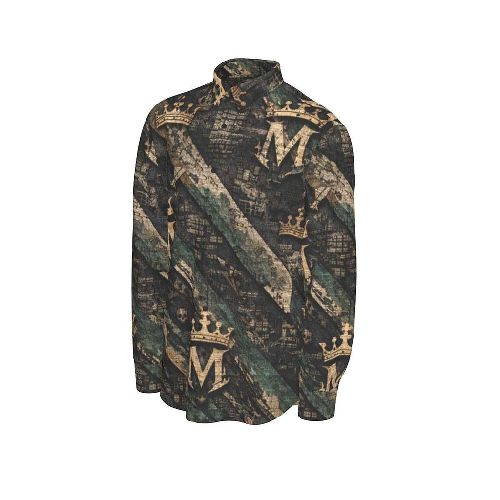 MUNSIEUR All-Over Print Men's Long Sleeve Tee