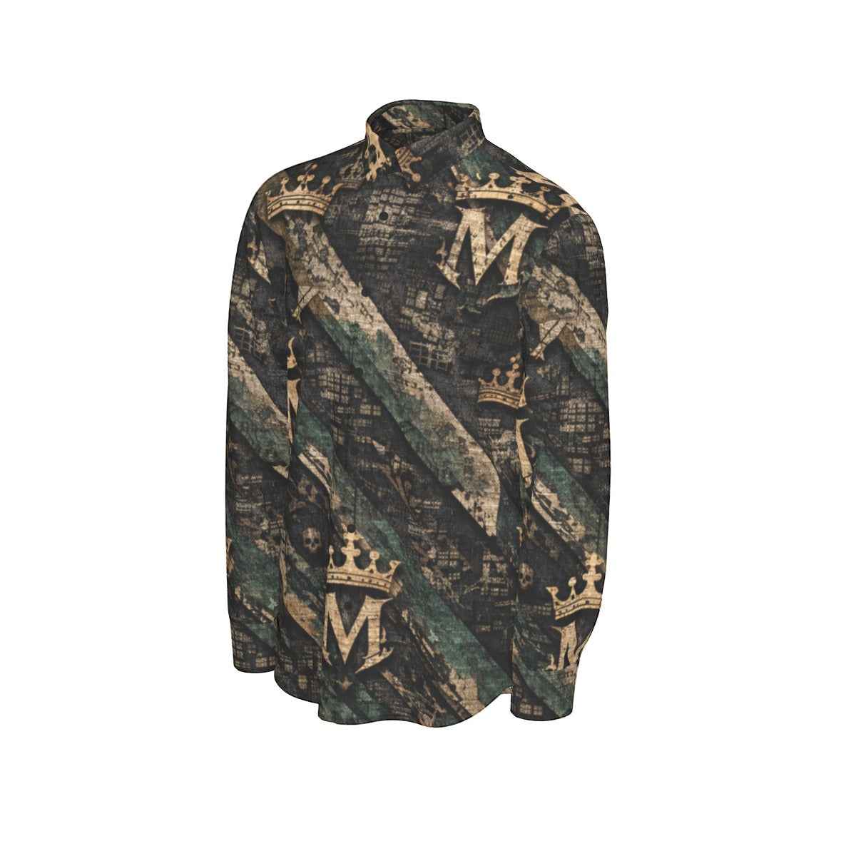 MUNSIEUR All-Over Print Men's Long Sleeve Tee