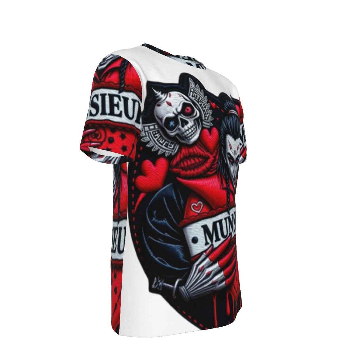 MUNSIEUR All-Over Print Men's Tee Valentine's Day Collection New Arrivals