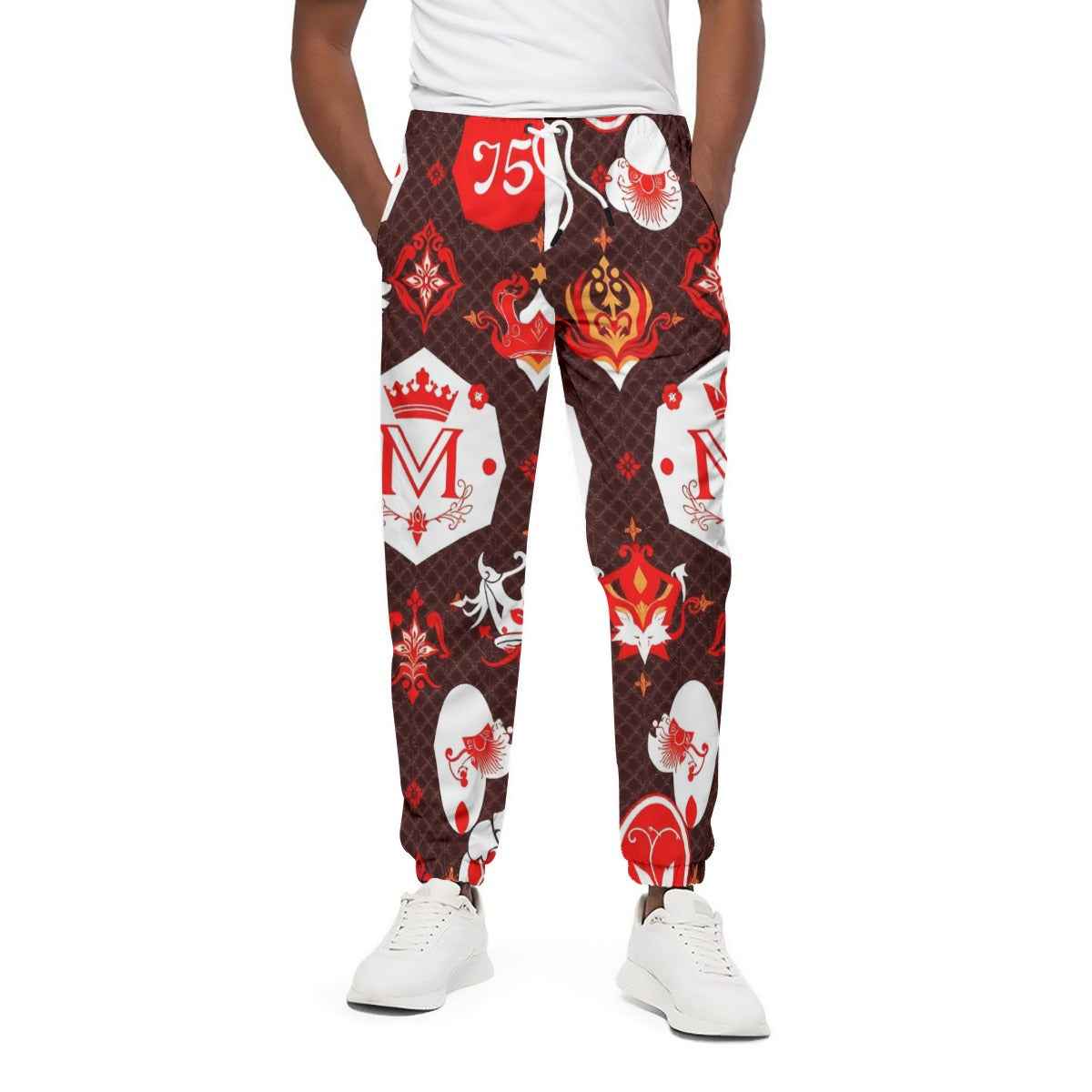 Men's 310GSM All-Over Print Joggers – Heavyweight Cotton | MUNSIEUR